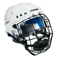 thumbnail image 1 of V3.0 Casque Powertek Blanc avec Grille - JR XS, 1 of 9