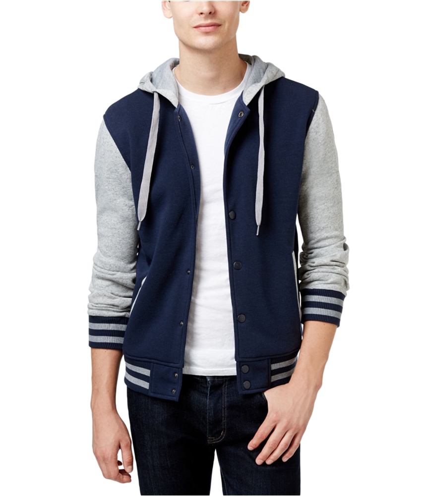 Mens Hooded Varsity Jacket - Walmart 