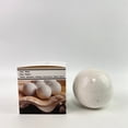 thumbnail image 3 of Kevonco Works of art of stone, White Marble Ball Sphere Ball Aesthetic Modern Tabletop Decoration Table Centerpieces Ball for Dining Room Multipurpose, 3 of 8