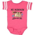 thumbnail image 3 of Inktastic My Mawmaw Loves Me with Sloth and Hearts Boys or Girls Baby Bodysuit, 3 of 5