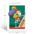 thumbnail image 3 of Stonehouse Collection Santa's Stair Climber Christmas Card - 70011, 3 of 3