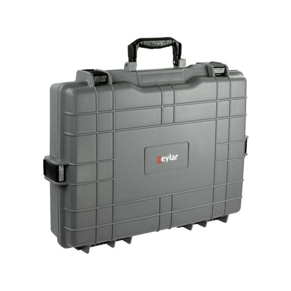 Eylar Large 21.5in Waterproof Laptop Style Protective Gear Hard Case w/Foam, Gray