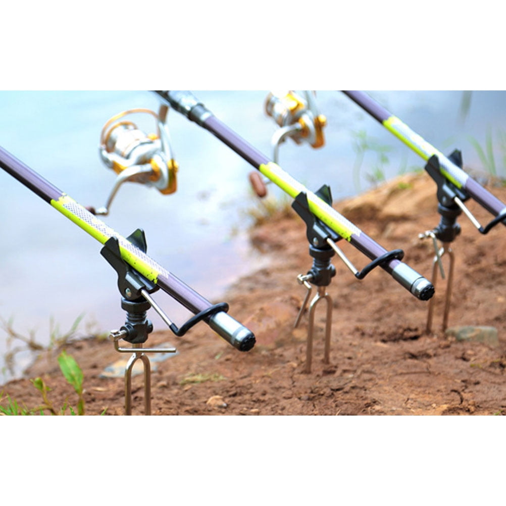 Soporte Trípode Para Caña De Pescar - Plegable Y Retráctil De Aleación De Aluminio, Ideal Para Pesca En Banco O Orilla