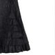 thumbnail image 4 of Skirt Clearance Women Punk Style Retro Mermaid Skirt Vintage Long Ruffle Slim Fit Fishtail Skirt, 4 of 5
