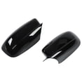 thumbnail image 3 of Cubiertas De Espejo De Puerta Lateral, Alta Resistencia Colorfast 2 Piezas Carcasa De Espejo Retrovisor A Prueba De Polvo Resistente Negro Brillante Para Accesorios De Coche ANGGREK Otros, 3 of 8