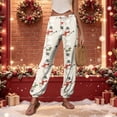 thumbnail image 6 of Christmas Pajamas Womens Christmas Tapered Leg Pants Baggy Sweatpants Lounge Sweat Pant Active Jogging Fall Clothes, 6 of 6