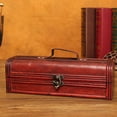 thumbnail image 4 of Vintage Look Wood Wine Holder Portable Accessory for Special Occasions, 4 of 20