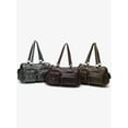 thumbnail image 6 of Large capacity crossbody bag, European and American style women's bag, niche washed tote motorcycle bag, bowling bag, 6 of 13