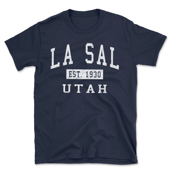 La Sal Utah Classic Established Men's Cotton T-Shirt