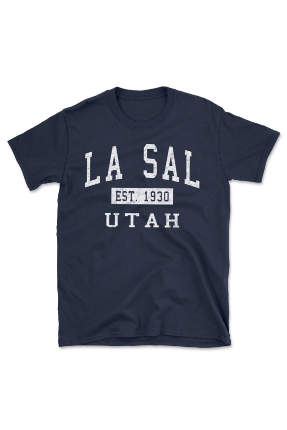 La Sal Utah Classic Established Men's Cotton T-Shirt