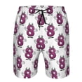 thumbnail image 3 of Salouo Cute Number 8 Pattern Swim Trunks for Men,Men's Hawaiian Bathing Suit Swimsuits Quick Dry Swimming Board Shorts Beach Shorts with Pockets-Large, 3 of 6