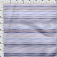 thumbnail image 4 of oneOone Cotton Silk Blue Fabric Stripes Fabric For Sewing Printed Craft Fabric By The Yard 42 Inch Wide, 4 of 4