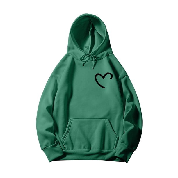 Gibobby Sudadera de mujer, Casual Sudadera con Capucha para Mujer(Verdemilitary,G)