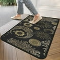thumbnail image 4 of Black Gothic Sun Moon Pattern Door Rugs,Washable Non Slip Door Mats Indoor,Decorative Door Mats,Entry Mat Indoor for Entrance,Bedroom,Kitchen,Bathroom,30"x17", 4 of 6