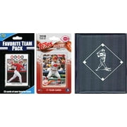 MLB Cincinnati Reds Licensed 2018 Topps Team Set and Favorite Player Trading Cards Plus Storage Album