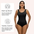 thumbnail image 4 of DODOING Shapewear for Women Tummy Control Bodysuit Thong Seamless Body Shaper hapewear Tank Tops Bodysuits, 4 of 8