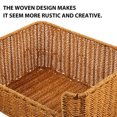 thumbnail image 4 of unbranded Canasta Multiusos Tejida En Imitación Rattan Para Uso En Casa Y Oficina, 4 of 5