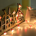 thumbnail image 1 of Christmas Decoration Indoor Light String Christmas Tree Decoration, Christmas Hat Red (2m 20 Light Usb Constantly Lit), 1 of 3