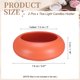 thumbnail image 2 of Uxcell 2Pcs Soporte para Velas de Té en Forma de Piedra, Soporte para Velas de Té de Cerámica Hecho a Mano Decorativo Acento Calmante para Centro de Mesa de Boda, Rojo, 2 of 6