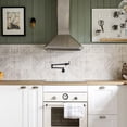 thumbnail image 3 of Contemporary Wall Mounted Pot Filler Kitchen Faucet – Swing Arm with Dual Joints Brushed Nickel, 3 of 9