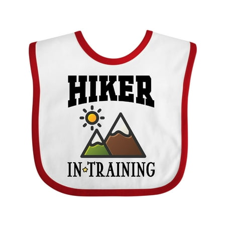 

Inktastic Future Hiker in Training Gift Baby Boy or Baby Girl Bib