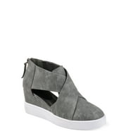 Steve Madden Wanda Wedge Sneaker Faux Fur Lining
