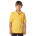 thumbnail image 1 of Blue Generation BG5500 Youth S/S Soft Touch Polo (S, Yellow), 1 of 3