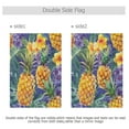 thumbnail image 3 of Pineapple Tropical Flowers Garden Flag House Banner 12" x 18" Double Sided Outdoor Yard Decoration, 3 of 6