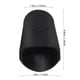 thumbnail image 4 of Boquilla de clarinete para saxofón, tapa protectora de goma, accesorios para saxofón (negro), 2 uds., 4 of 10