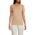 thumbnail image 3 of Lands' End Women's Petite Relaxed Supima Cotton T-Shirt, 3 of 3