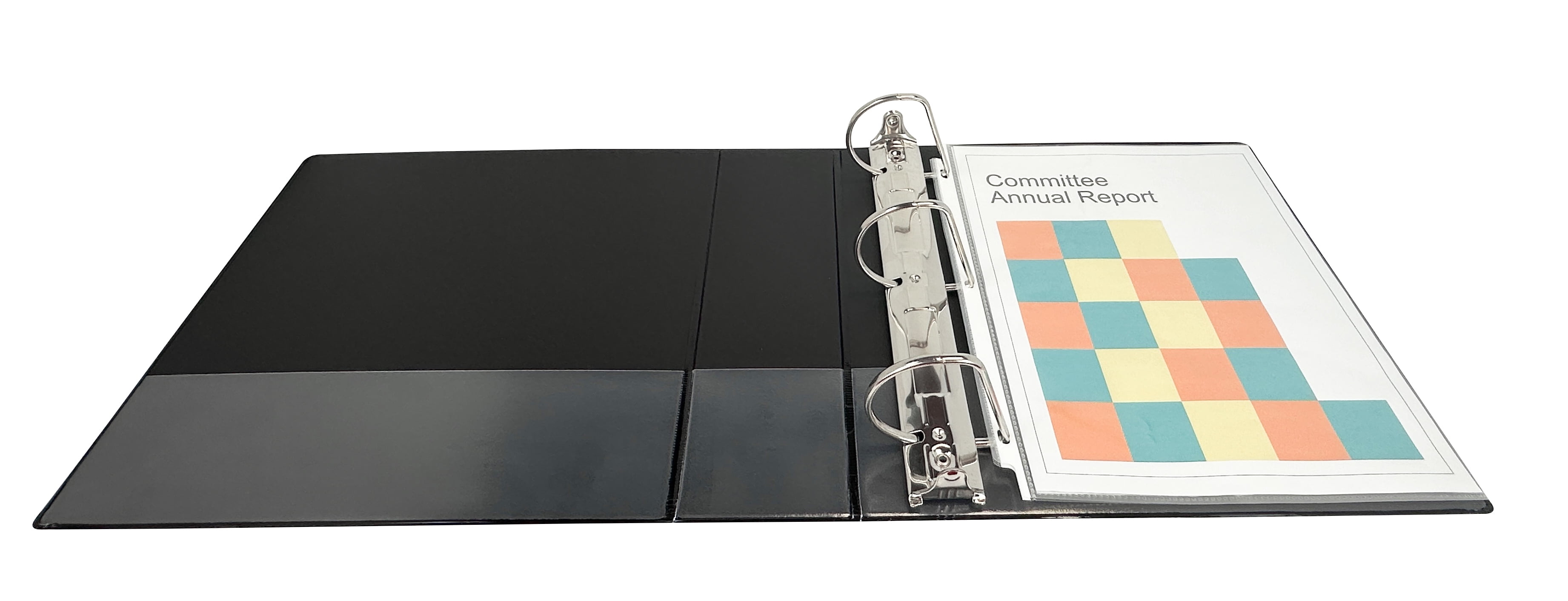 Pen + Gear 1.5-inch Durable Binder, D-Ring, Black, 6 Pack