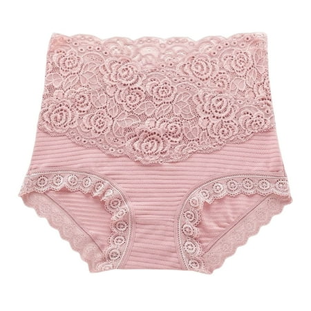 

Valcatch Womens Tummy Control Underwear Invisible Seamless Bikini Lace Underwear Full Coverage Panties