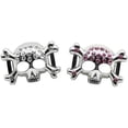 thumbnail image 1 of 3/4" (18Mm) Slider Skull Charm Clair 3/4" (18Mm), 1 of 1