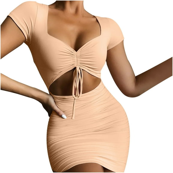 Womens Casual Soild Asymmetrical Tank Dress Short Basic Midi Club Dress Summer Sexy Boho Floral Sundresses Wedding Guest Graduation Prom Formal Cocktail Dresses that Hide Belly Fat A520-22395