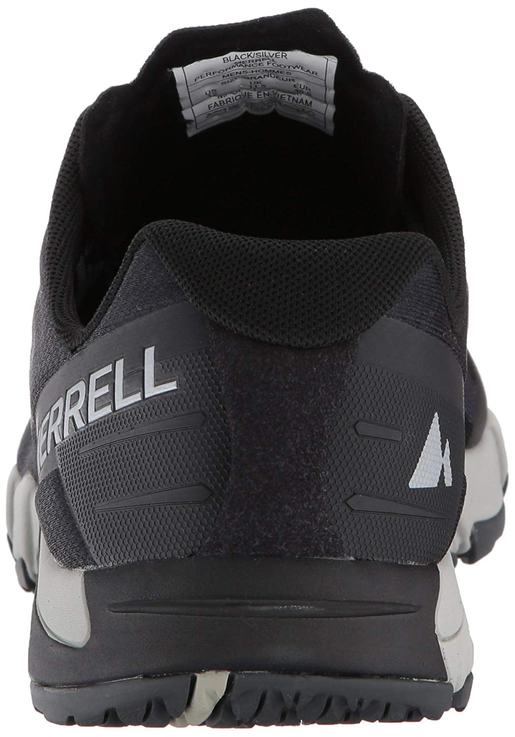 Merrell J09657: Mens Bare Access Black Silver Training Sneakers (11.5 D(M) US Men) Walmart.com