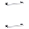 thumbnail image 1 of stanreset 1/2/3/5 Bathroom Hardware Set Stainless Steel Towel Bar Ring Paper Holder Multifunction Robe Hook Modern Style Rack Kit Silver bar 2PCS, 1 of 6