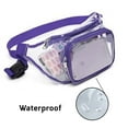 thumbnail image 4 of Clear Fanny Pack, Weatherproof Waist Bag for Women Men, Travel, Beach, Events,Concerts Bag, 4 of 5