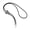 Silver, variant on Goat Head Statement Necklace Adjustable Cord Clavicle Chain For Daily Wear