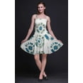thumbnail image 4 of Bimba Robe d'Été Sans Manches Mini Fluide Teinture sur Nœuds pour Femme, Robe Soleil à Imprimé Floral - Très Petit, 4 of 5