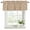 Light Beige Reddish Brown, variant on Brown Floral Curtain Valances for Windows, Kitchen Valance Window Treatments Panel 2 Pack, Vintage Rustic Flowers Botanical Spring Rod Pocket Short Curtains for Bathroom Bedroom 54 x 18 Inch