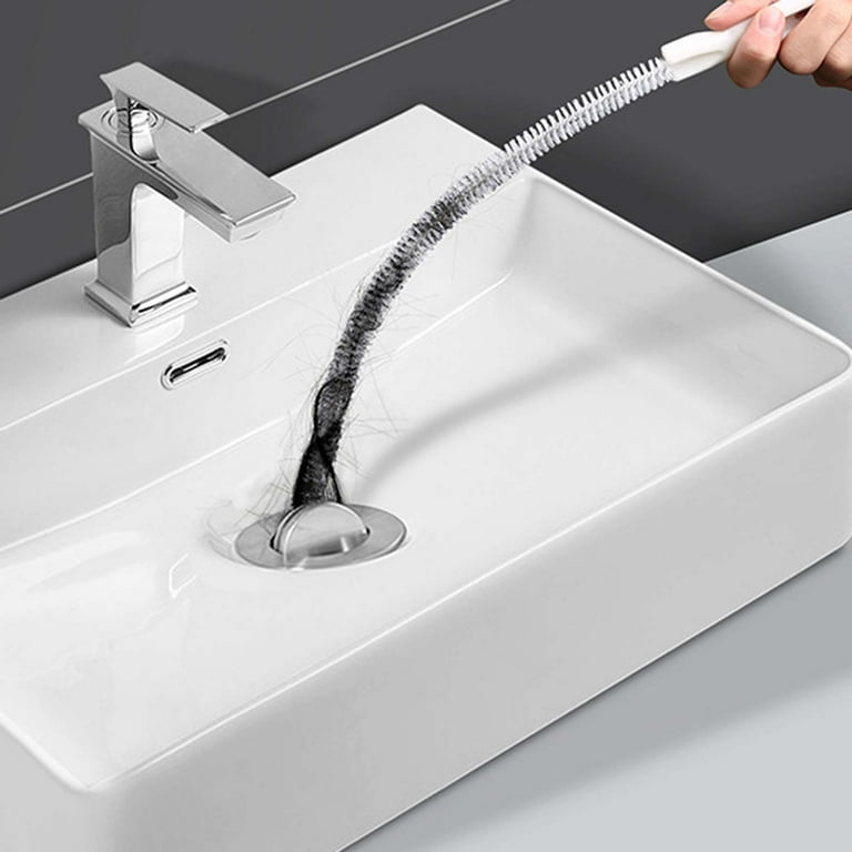 45cm Pipe Dredging Brush Bathroom Hair Sewer Sink Cleaning Brush