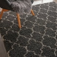 thumbnail image 6 of Nourison Amore Trellis Charcoal 5'3" x 7'5" Area Rug, (5x7), 6 of 9