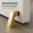 thumbnail image 5 of Mega Handles Curved Floor Door Stopper | Floor Mounted Door Knob Wall Protector | 2.5 inch, 5 of 7