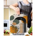 thumbnail image 2 of Boho Middle Century Stand Mixer Dust Cover with Storage Pocket & Handles, Abstract Orange Geometric Leaves Fits All Tilt Head & Bowl Lift Kitchen Appliance Cover Organizer Bag Accessories, 6-8 Quart, 2 of 6