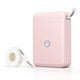 thumbnail image 1 of JADENS - Impresora de etiquetas portátil con Bluetooth y cinta adhesiva, color rosa claro, 1 of 5