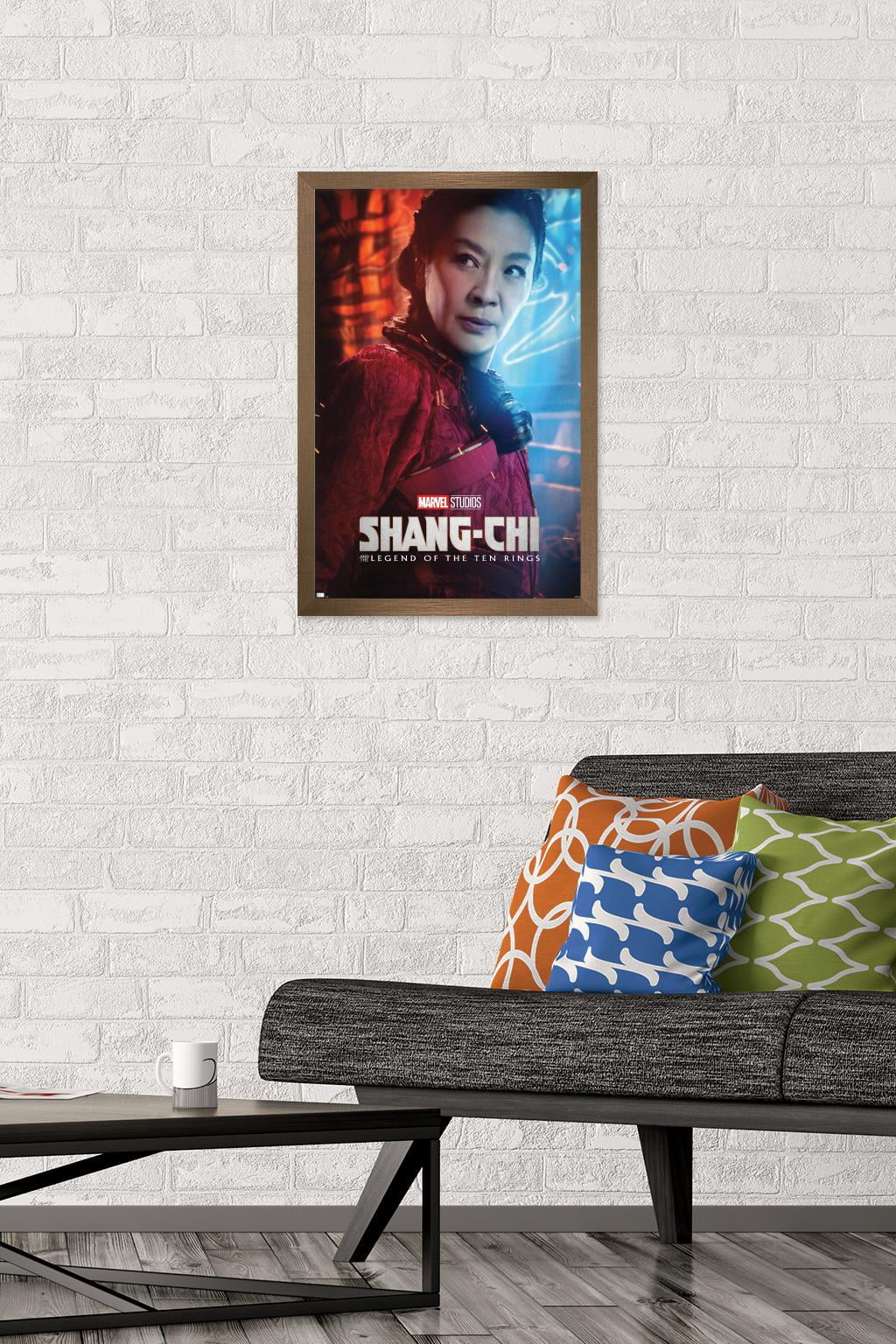 Marvel Shang-Chi and the Legend of the Ten Rings - Ying Nan One Sheet Wall Poster, 14.725" x 22.375", Framed