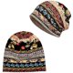 thumbnail image 3 of 2 piezas de gorros finos, gorros informales de otoño, gorros con orejeras de bolas de algodón, gorros para la cabeza, bufanda, 3 of 5