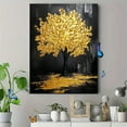 thumbnail image 4 of Golden Tree Decor Painting/Canvas Art， Suitable for Living Room， Bedroom， Office， Hotel， Bar and Gallery Decoration， Modern Home Wall Art, 4 of 8