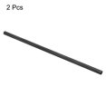 thumbnail image 3 of 2Pcs Carbon Fiber Tubes 12 x 14 x 420mm Matte Surface Rod 3K Roll Wrapped Carbon Round Tubing for RC Airplane, 3 of 5