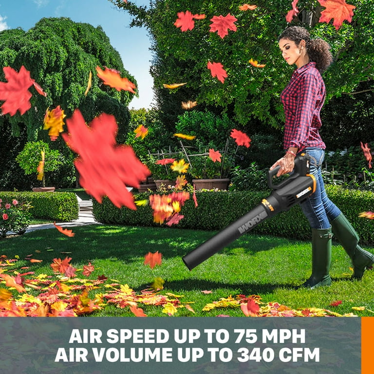 Worx wg547 20v 2025 turbine cordless leaf blower